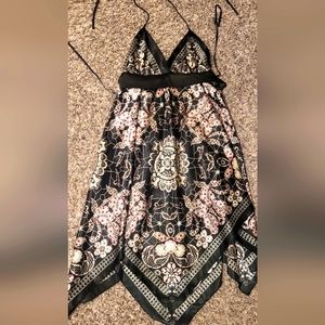 Beautiful High Low Staggering Bottom Dress